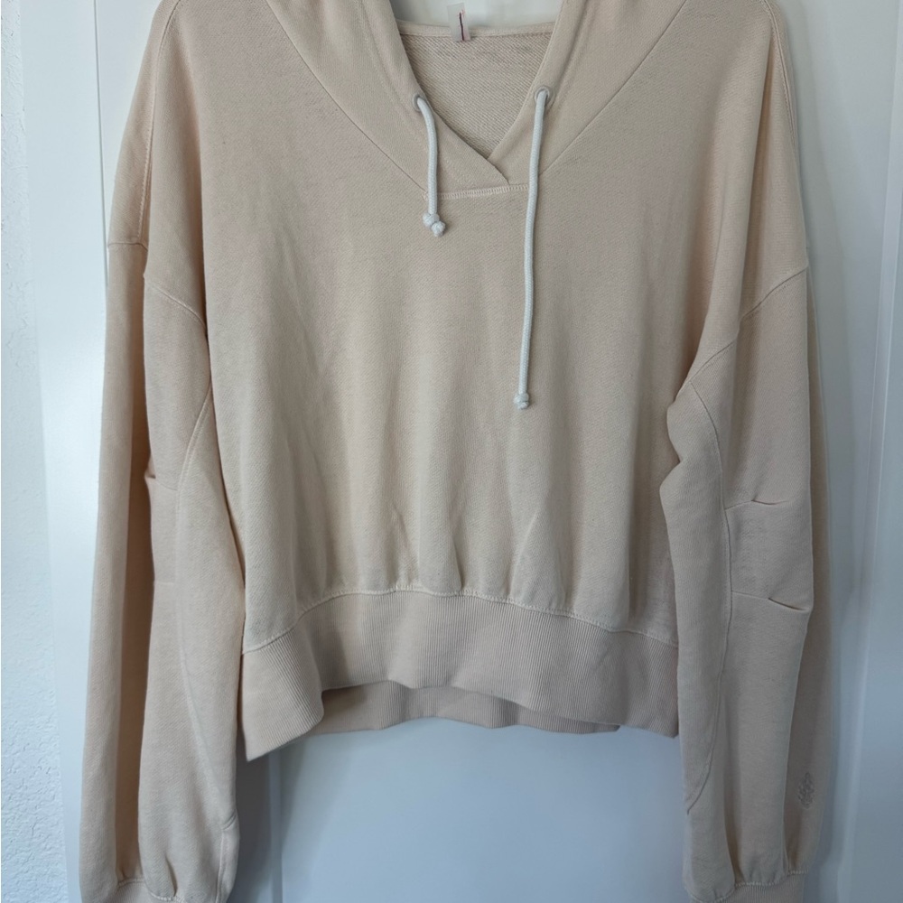 Free People Movement Playbook Hoodie Crème - Picture 2 of 6